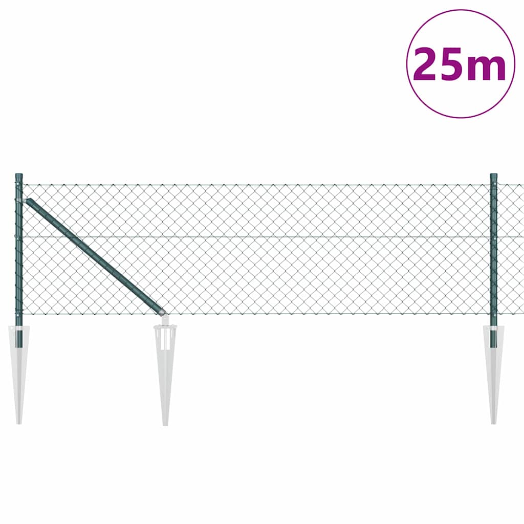 Afrasteringspaal Groen 25 x 0,6 m (40 x 40 mm gaas) is nu te koop bij PeponiXL, paradijselijk wonen!