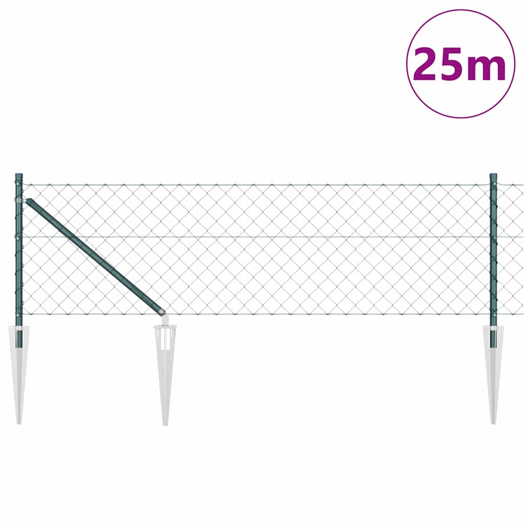 Afrasteringspaal Groen 25 x 0,6 m (60 x 60 mm gaas) is nu te koop bij PeponiXL, paradijselijk wonen!