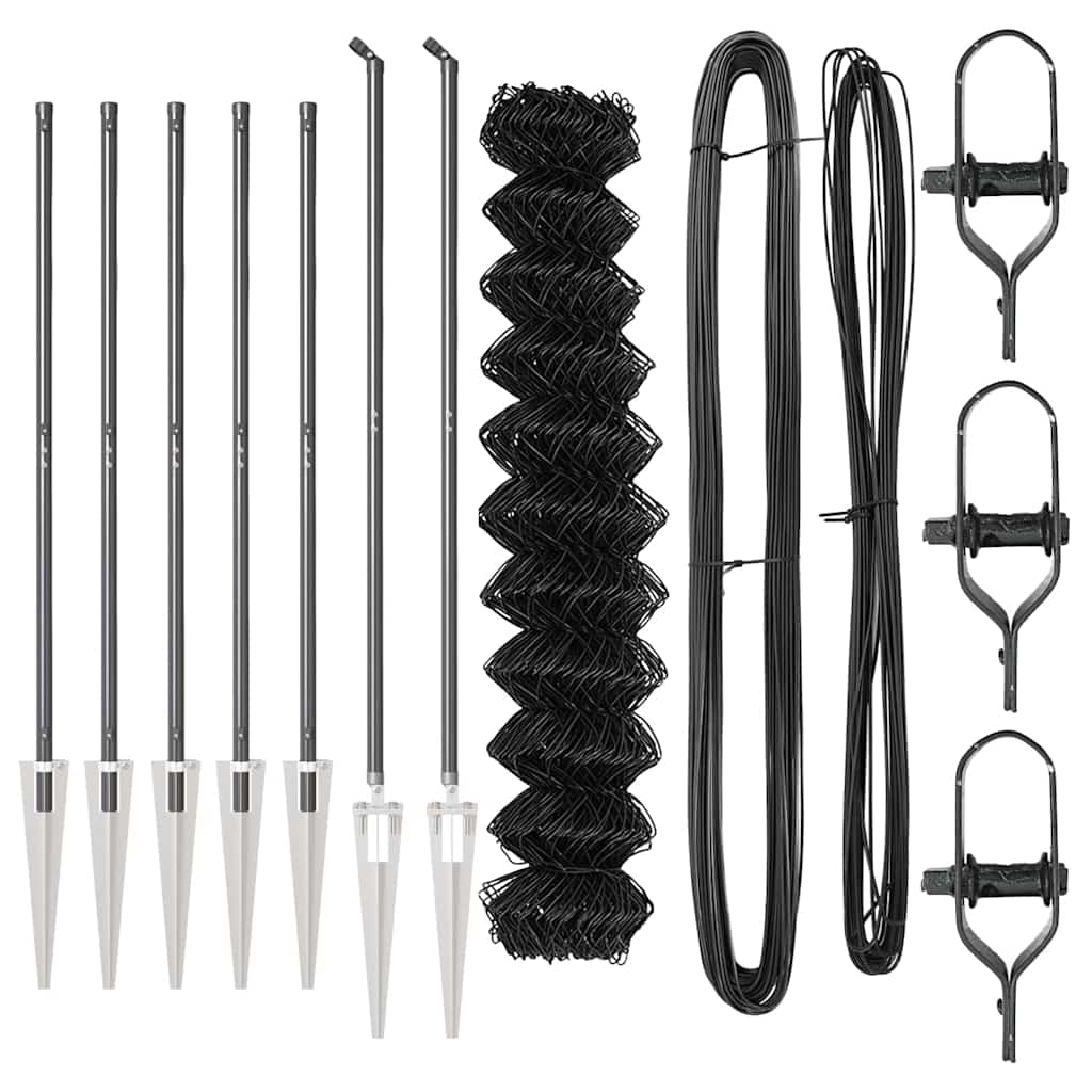 Afrasteringspaal Grijs 10 x 1,4 m (60 x 60 mm gaas) is nu te koop bij PeponiXL, paradijselijk wonen!