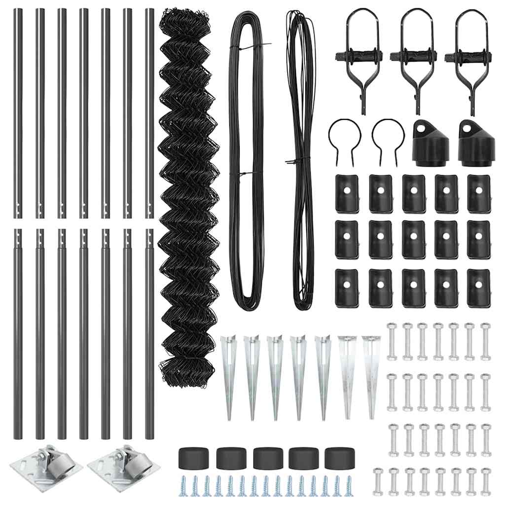 Afrasteringspaal Grijs 10 x 1,6 m (60 x 60 mm gaas) is nu te koop bij PeponiXL, paradijselijk wonen!
