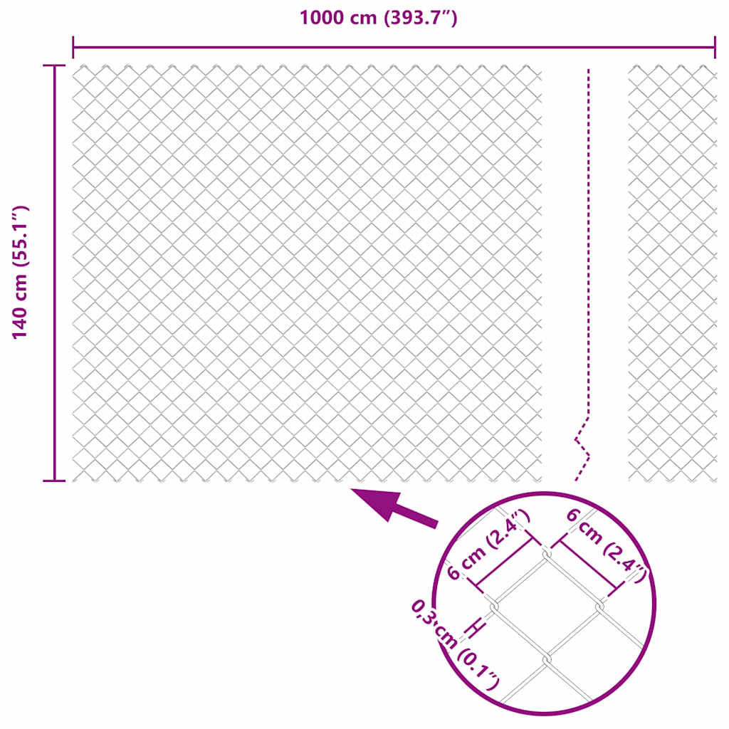 Afrasteringspaal Groen 10 x 1,4 m (60 x 60 mm gaas) is nu te koop bij PeponiXL, paradijselijk wonen!