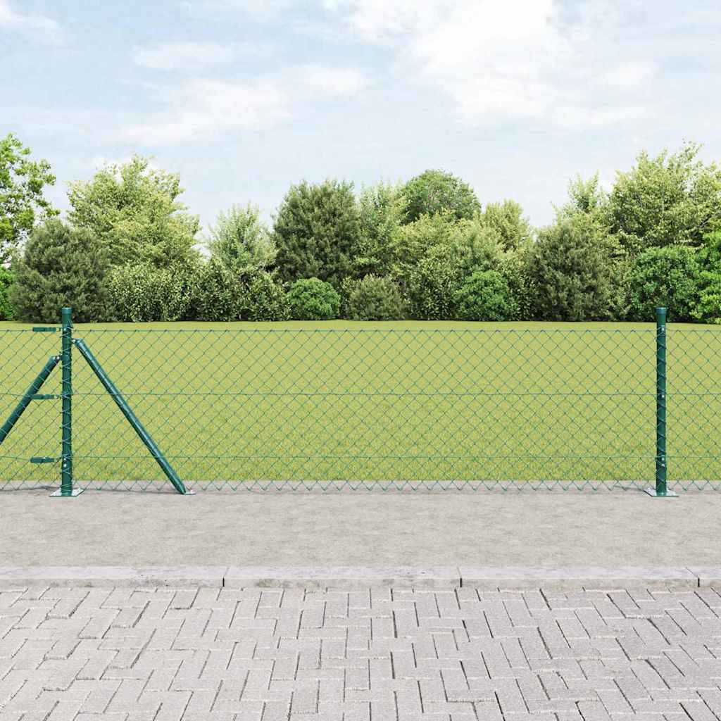 Afrasteringspaal Groen 25 x 0,4 m (40 x 40 mm gaas) is nu te koop bij PeponiXL, paradijselijk wonen!