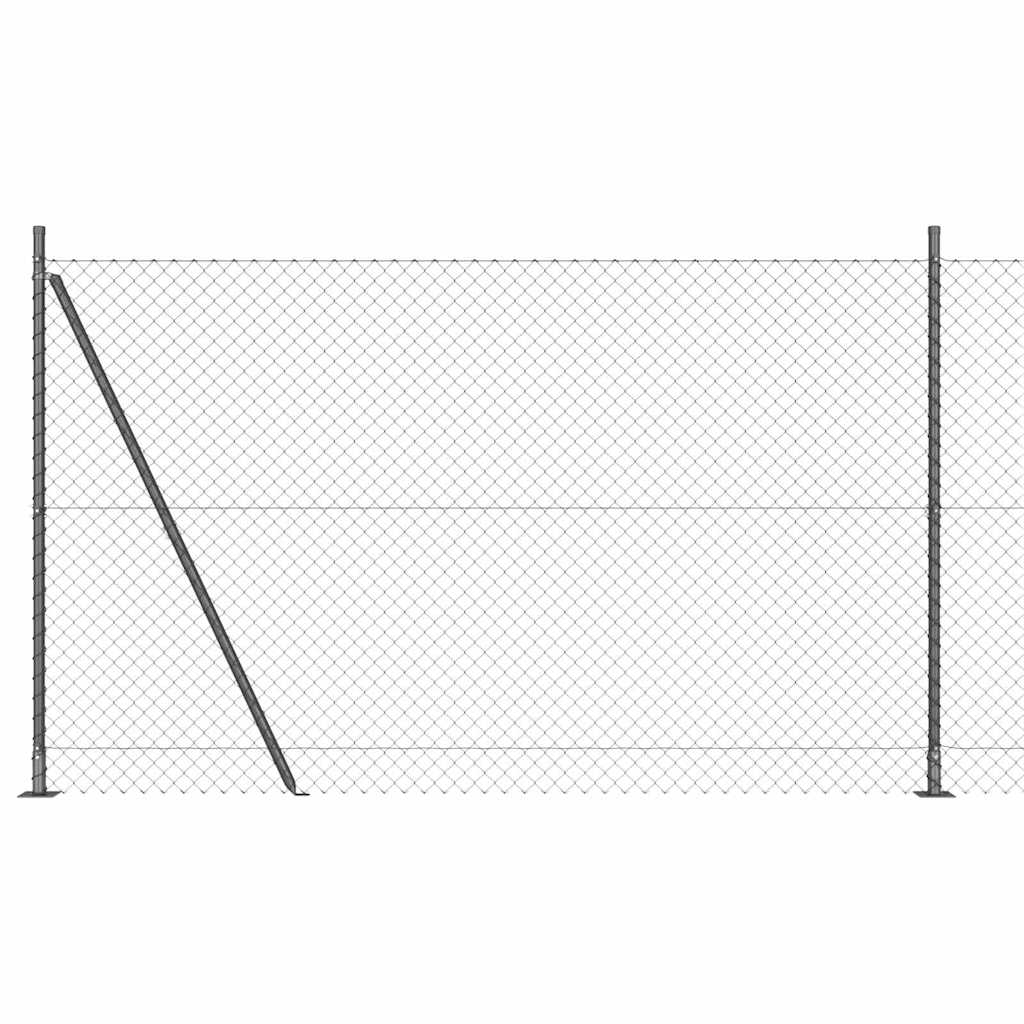 Afrasteringspaal Grijs 10 x 1,4 m (40 x 40 mm gaas) is nu te koop bij PeponiXL, paradijselijk wonen!