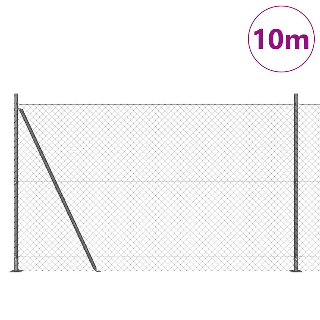 Afrasteringspaal Grijs 10 x 1,5 m (40 x 40 mm gaas) is nu te koop bij PeponiXL, paradijselijk wonen!