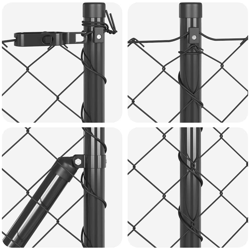 Afrasteringspaal Grijs 25 x 0,4 m (60 x 60 mm gaas) is nu te koop bij PeponiXL, paradijselijk wonen!