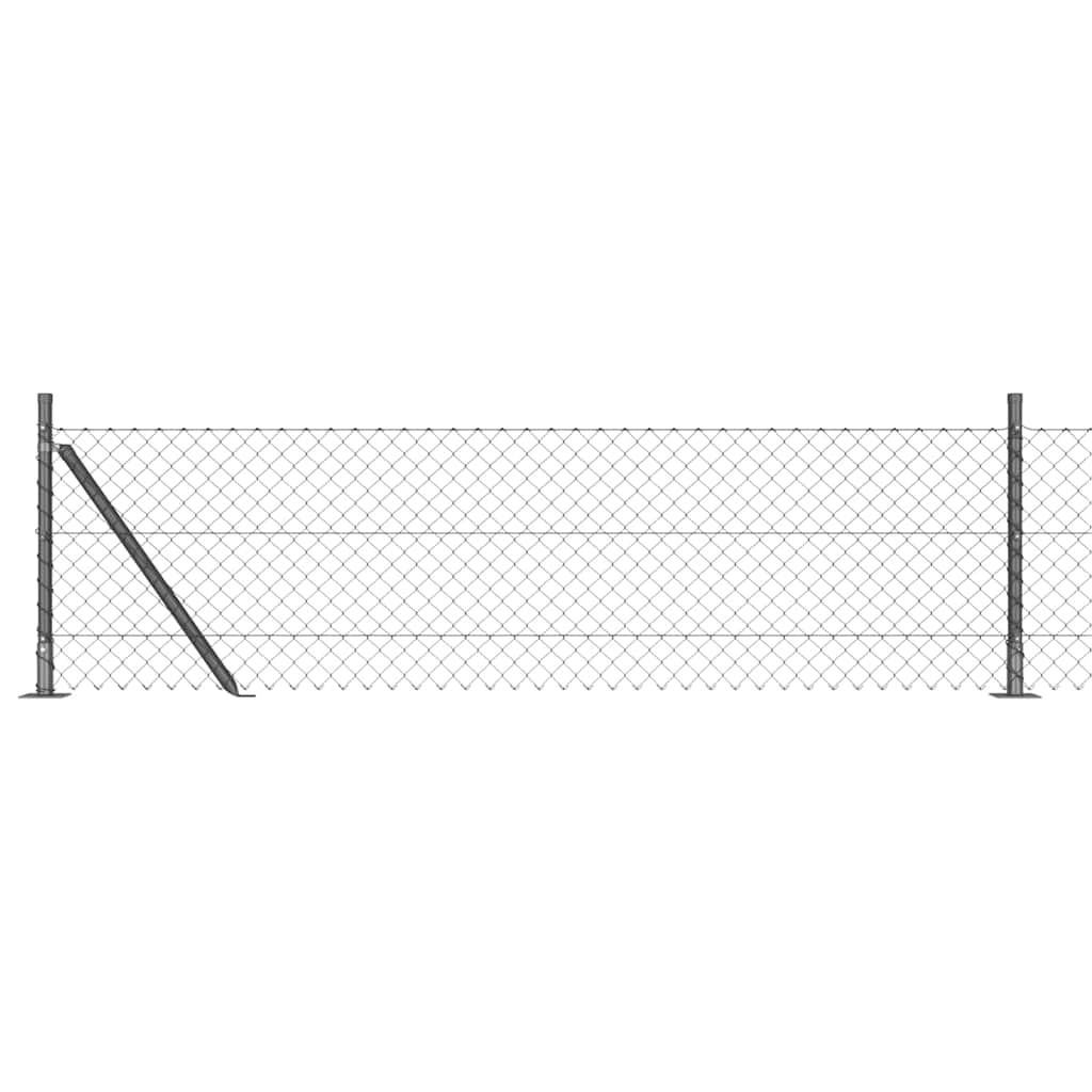 Afrasteringspaal Grijs 25 x 0,6 m (60 x 60 mm gaas) is nu te koop bij PeponiXL, paradijselijk wonen!