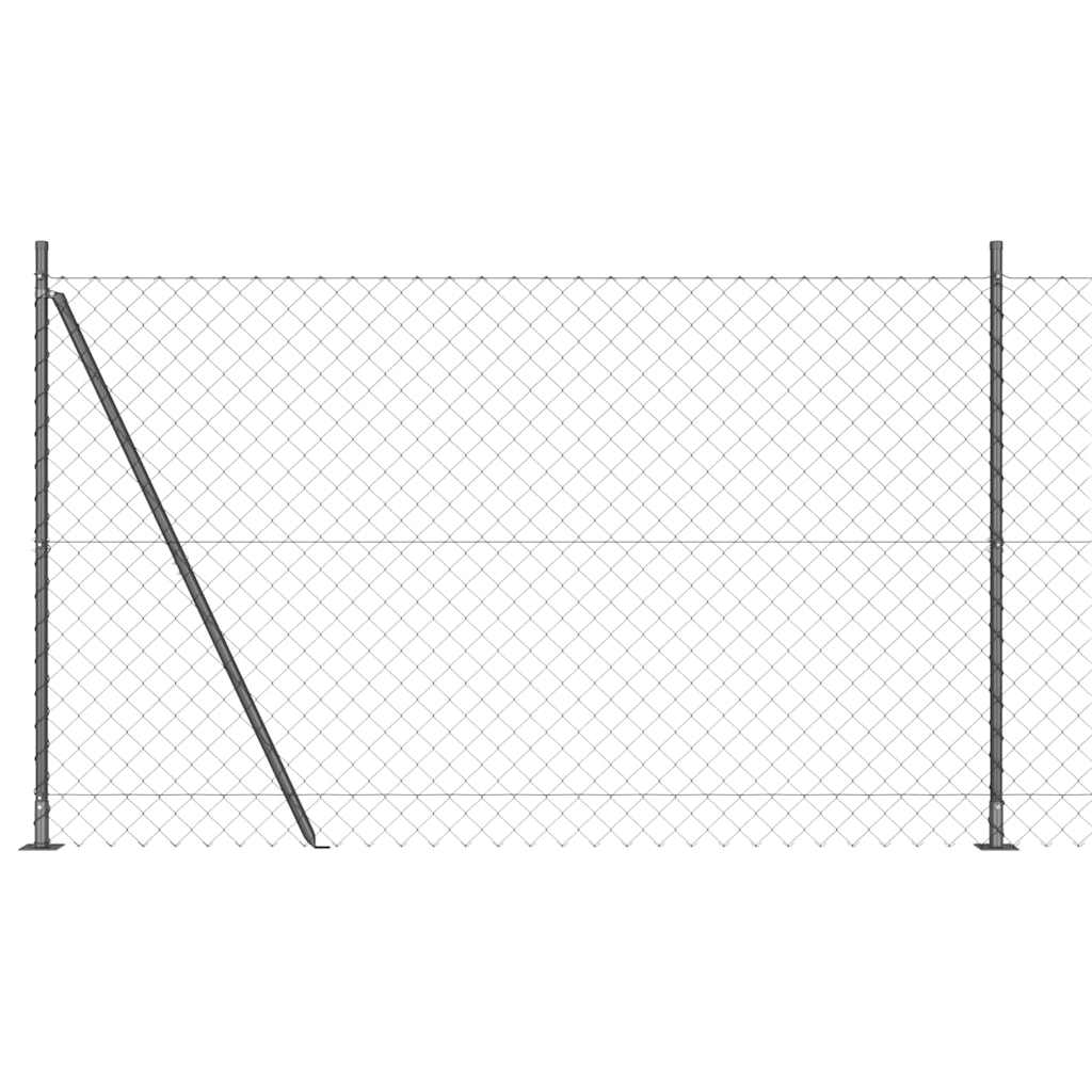 Afrasteringspaal Grijs 25 x 1,6 m (60 x 60 mm gaas) is nu te koop bij PeponiXL, paradijselijk wonen!