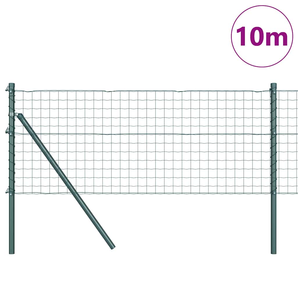 Hek met Paal Groen 0,6 x 10 m Staal en PVC is nu te koop bij PeponiXL, paradijselijk wonen!