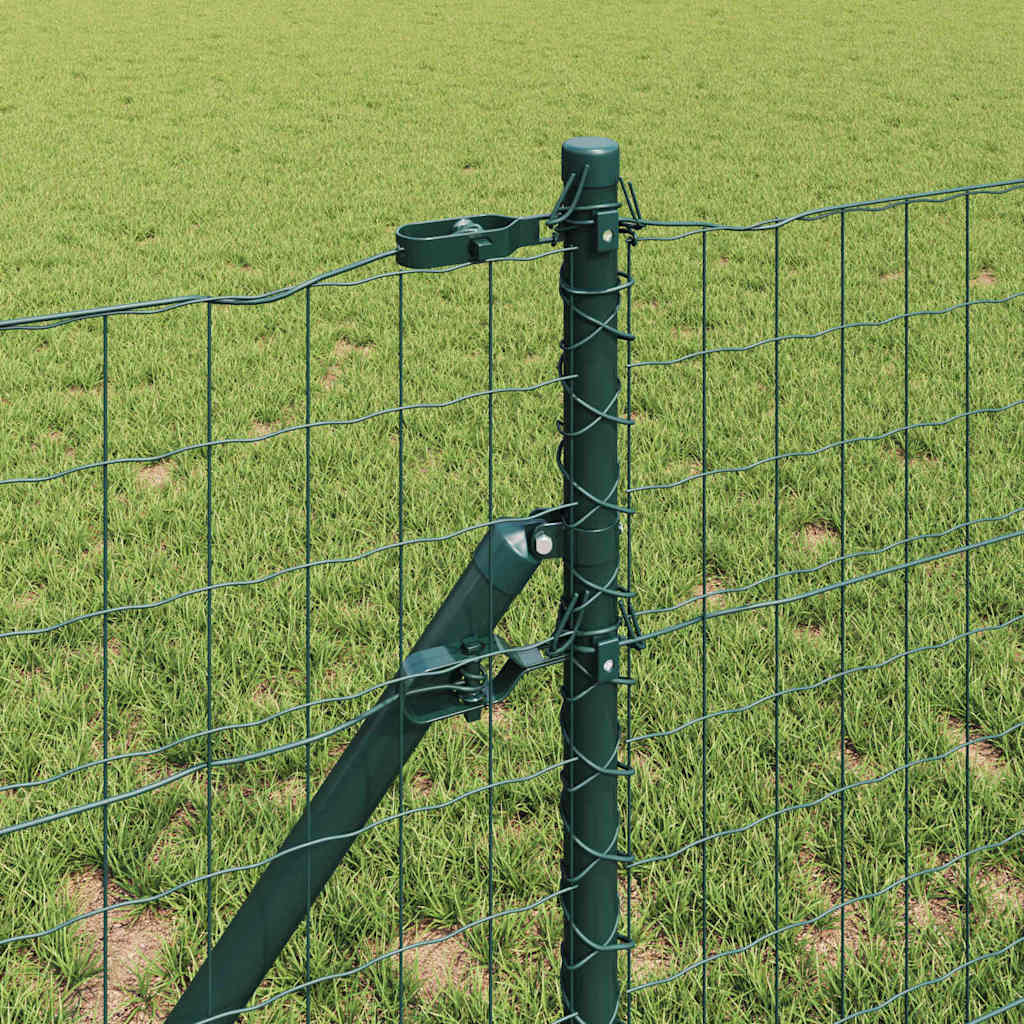 Hek met Paal Groen 0,8 x 10 m Staal en PVC is nu te koop bij PeponiXL, paradijselijk wonen!