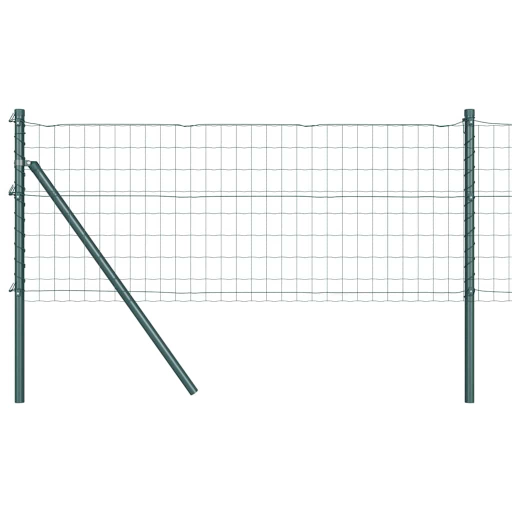 Hek met Paal Groen 0,8 x 10 m Staal en PVC is nu te koop bij PeponiXL, paradijselijk wonen!
