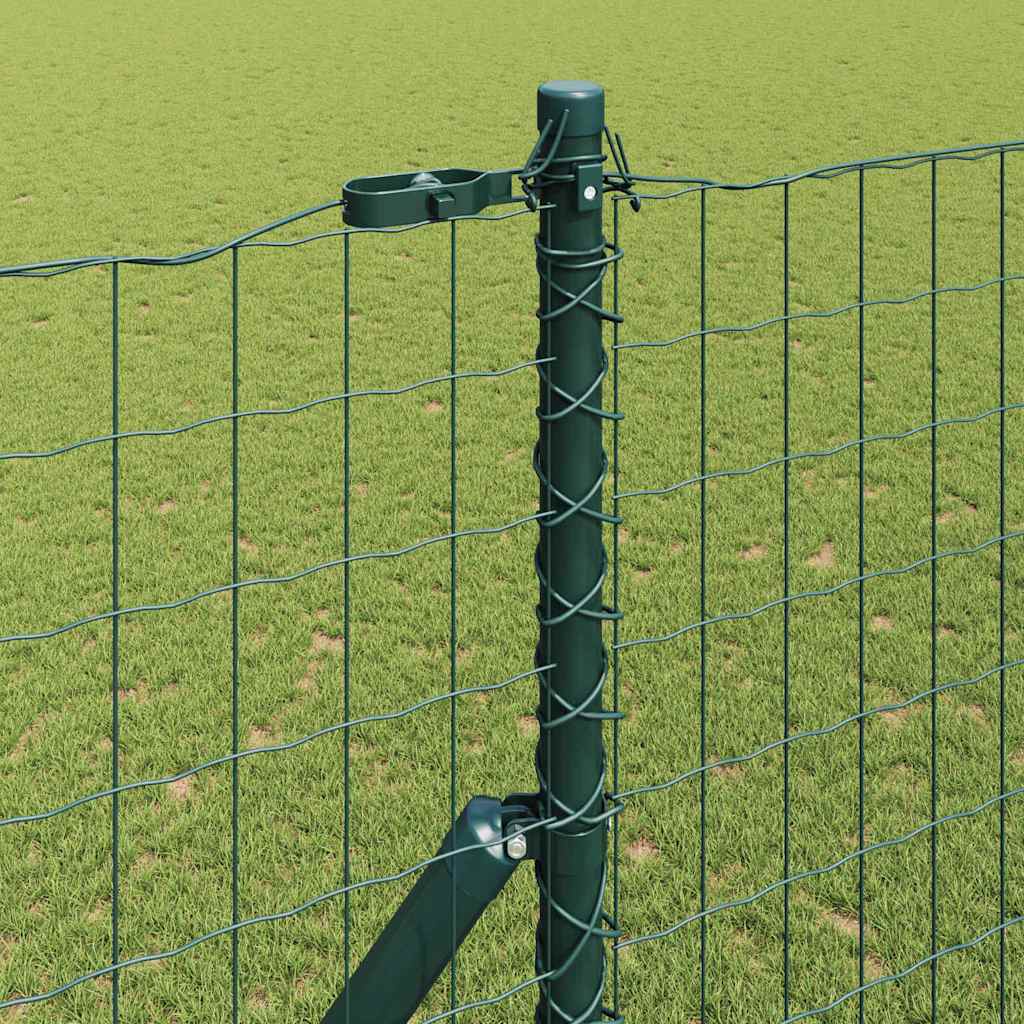 Hek met Paal Groen 1,5 x 10 m Staal en PVC is nu te koop bij PeponiXL, paradijselijk wonen!