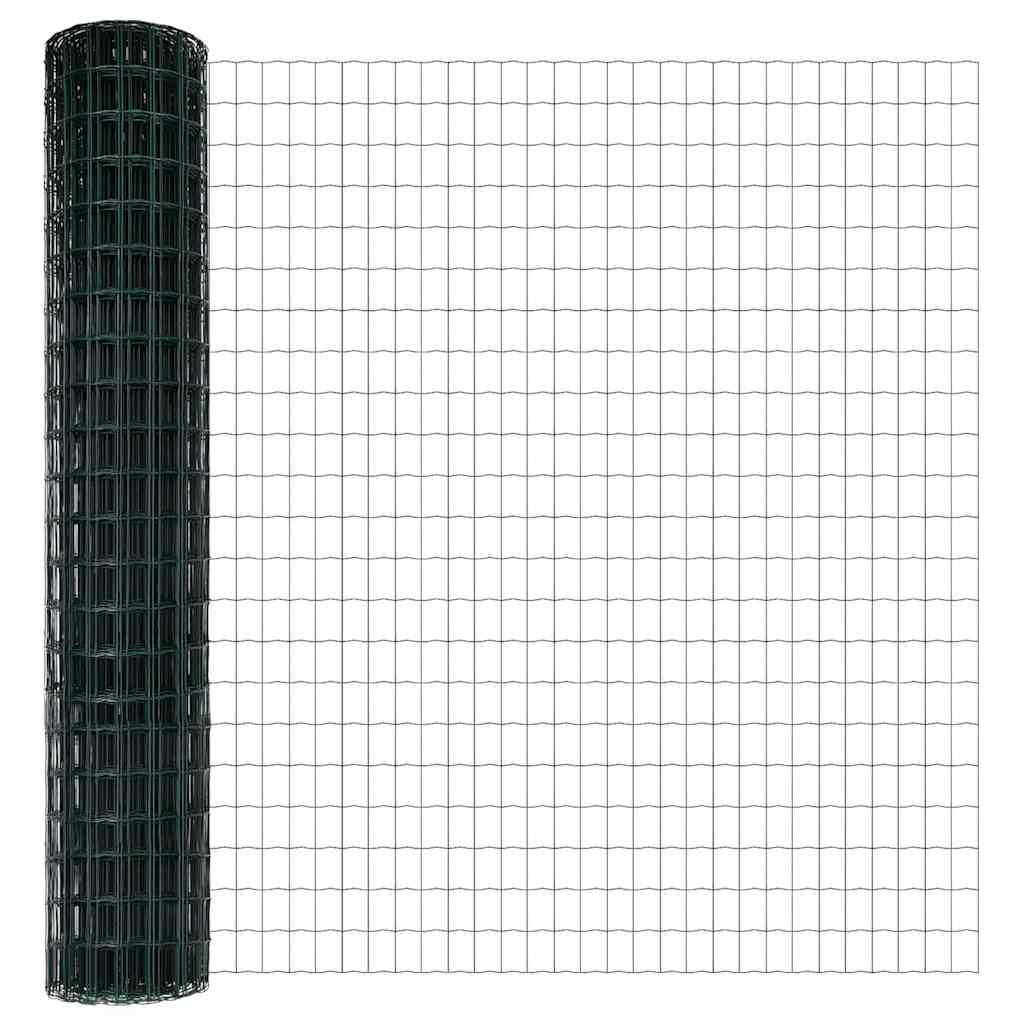 Hek met Paal Groen 1,6 x 10 m Staal en PVC is nu te koop bij PeponiXL, paradijselijk wonen!