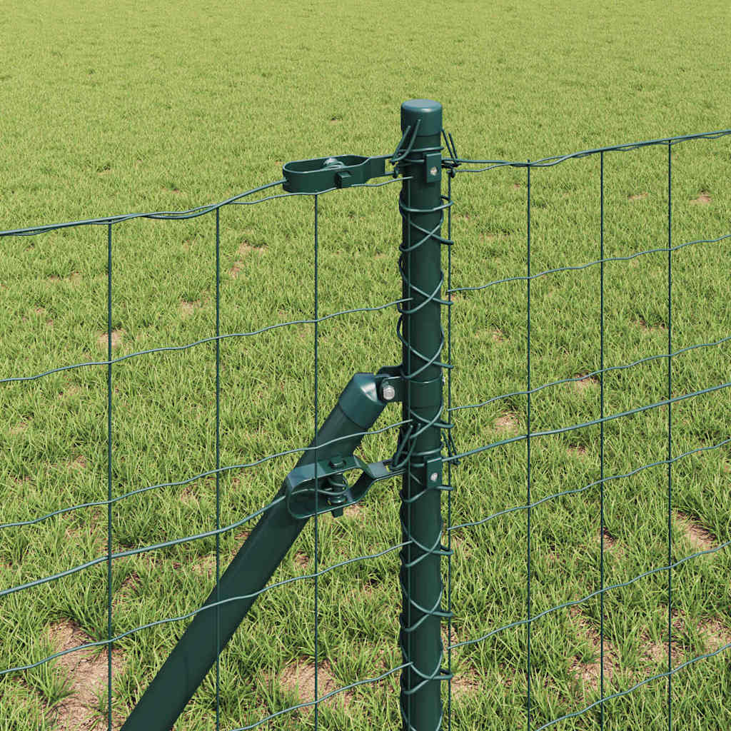 Hek met Paal Groen 0,8 x 10 m Staal en PVC is nu te koop bij PeponiXL, paradijselijk wonen!