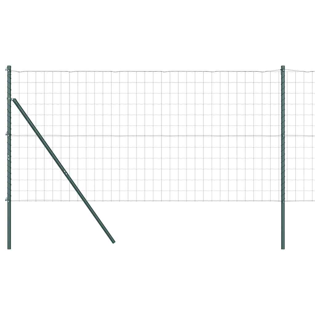 Hek met Paal Groen 1 x 10 m Staal en PVC is nu te koop bij PeponiXL, paradijselijk wonen!