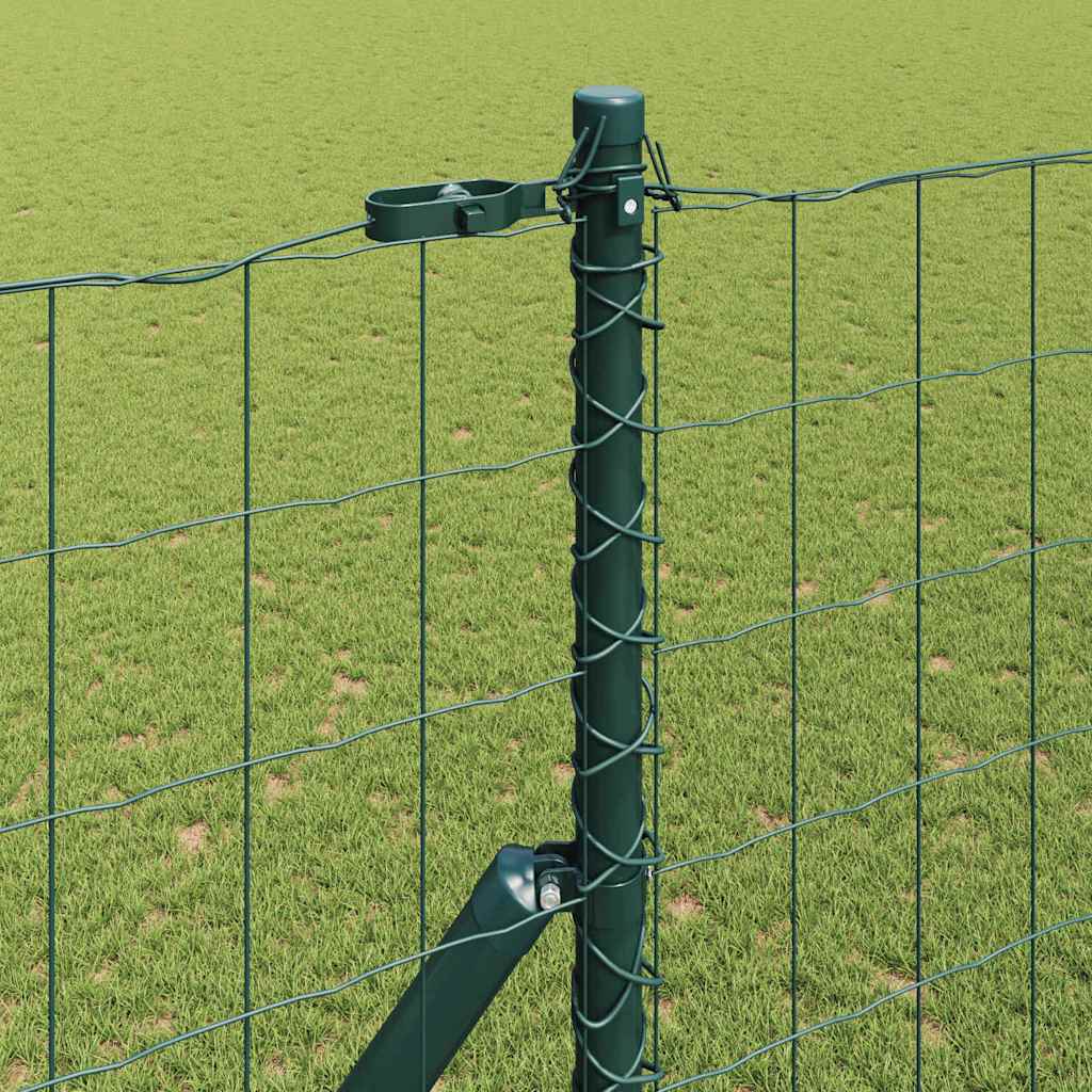 Hek met Paal Groen 1,5 x 10 m Staal en PVC is nu te koop bij PeponiXL, paradijselijk wonen!