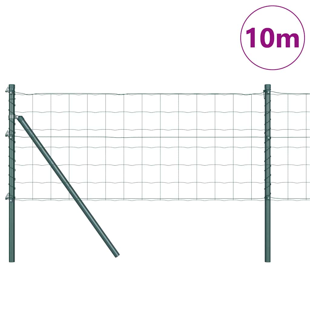 Hek met Paal Groen 0,6 x 10 m Staal en PVC is nu te koop bij PeponiXL, paradijselijk wonen!