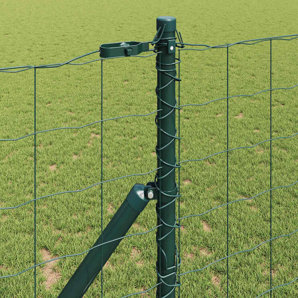 Hek met Paal Groen 1,4 x 10 m Staal en PVC is nu te koop bij PeponiXL, paradijselijk wonen!