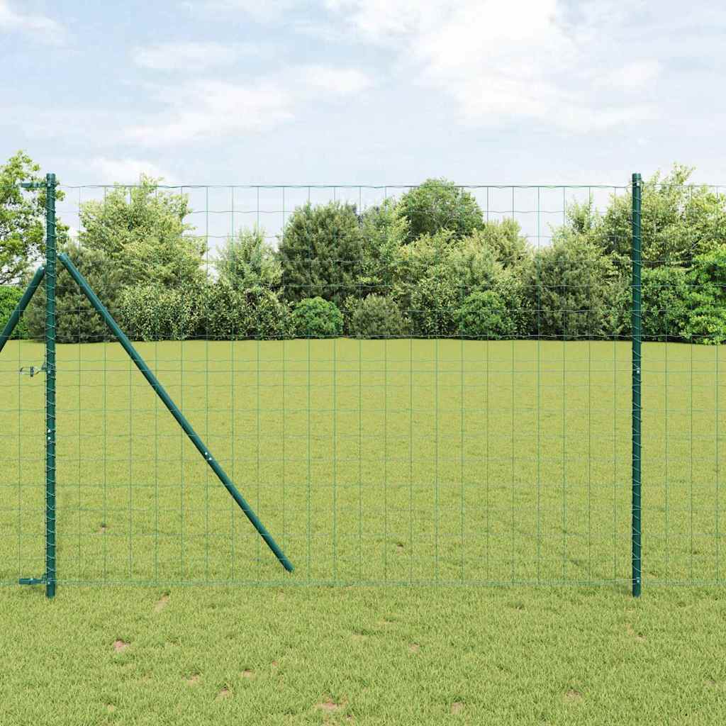 Hek met Paal Groen 1,5 x 10 m Staal is nu te koop bij PeponiXL, paradijselijk wonen!