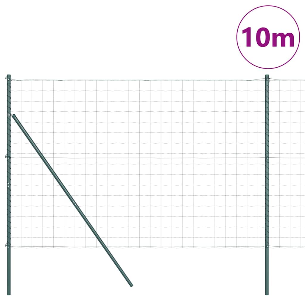 Hek met Paal Groen 1,6 x 10 m Staal en PVC is nu te koop bij PeponiXL, paradijselijk wonen!