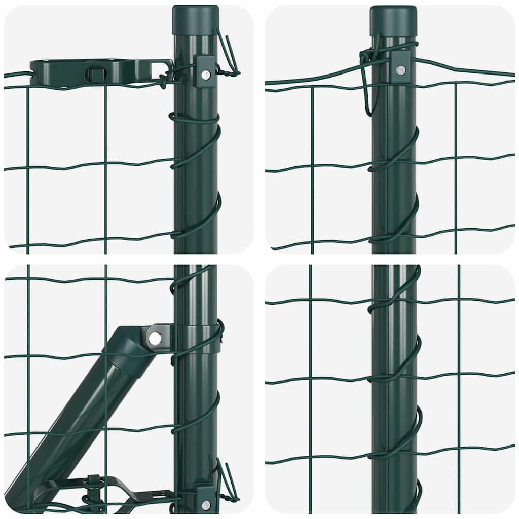 Hek met Paal Groen 0,6 x 25 m Staal en PVC is nu te koop bij PeponiXL, paradijselijk wonen!