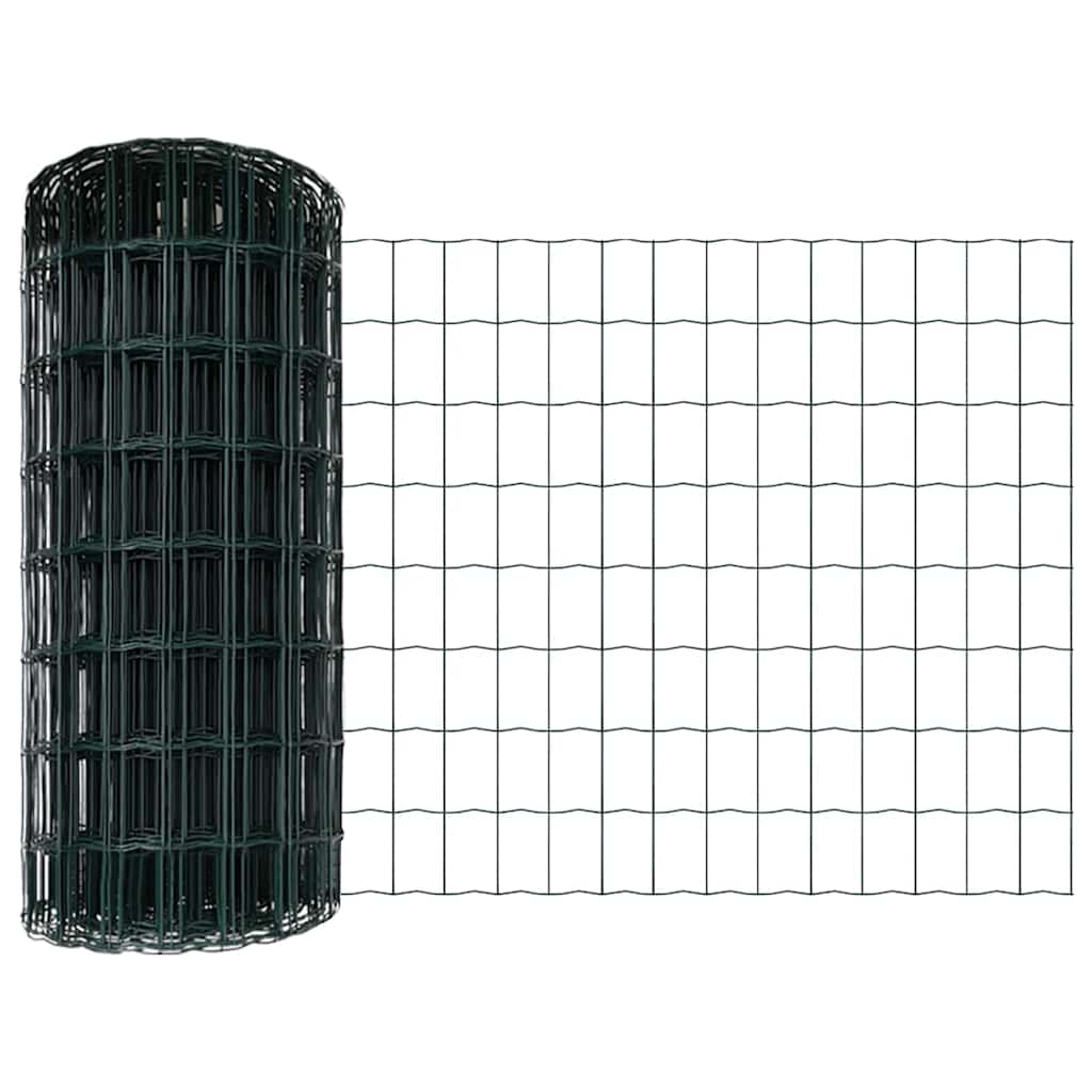 Hek met Paal Groen 0,6 x 25 m Staal en PVC is nu te koop bij PeponiXL, paradijselijk wonen!