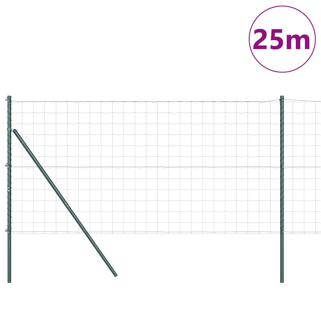 Hek met Paal Groen 1 x 25 m Staal is nu te koop bij PeponiXL, paradijselijk wonen!
