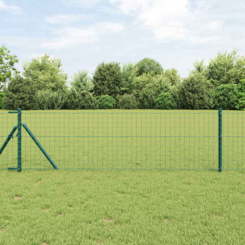 Hek met Paal Groen 0,6 x 50 m Staal en PVC is nu te koop bij PeponiXL, paradijselijk wonen!