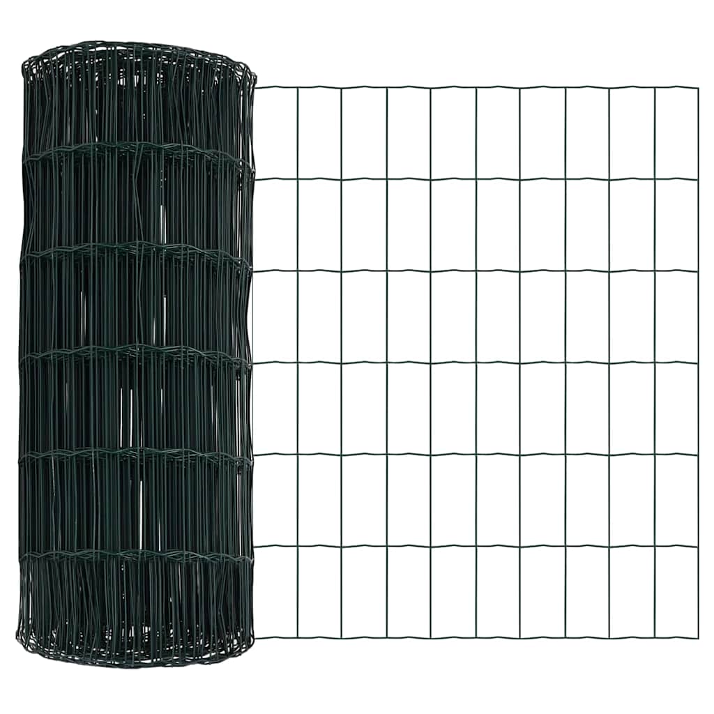 Hek met Paal Groen 0,6 x 50 m Staal en PVC is nu te koop bij PeponiXL, paradijselijk wonen!