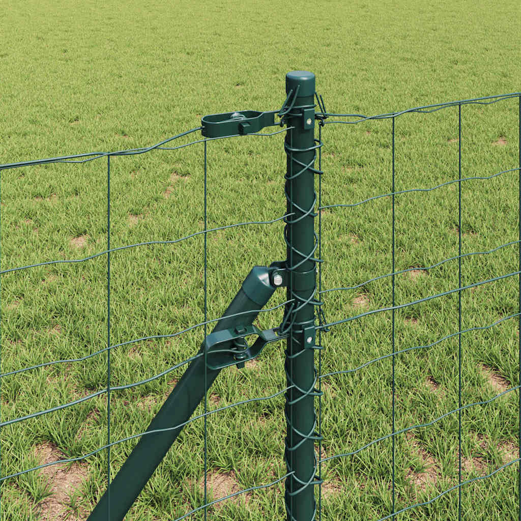 Hek met Paal Groen 0,4 x 50 m Staal en PVC is nu te koop bij PeponiXL, paradijselijk wonen!