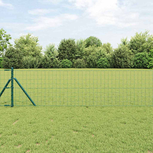 Hek met Paal Groen 0,8 x 10 m Staal is nu te koop bij PeponiXL, paradijselijk wonen!