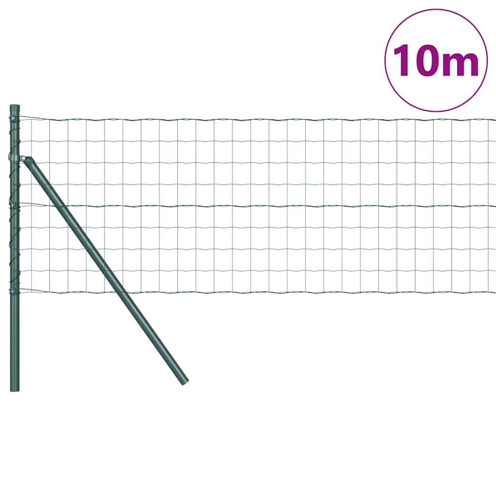 Hek met Paal Groen 0,8 x 10 m Staal is nu te koop bij PeponiXL, paradijselijk wonen!