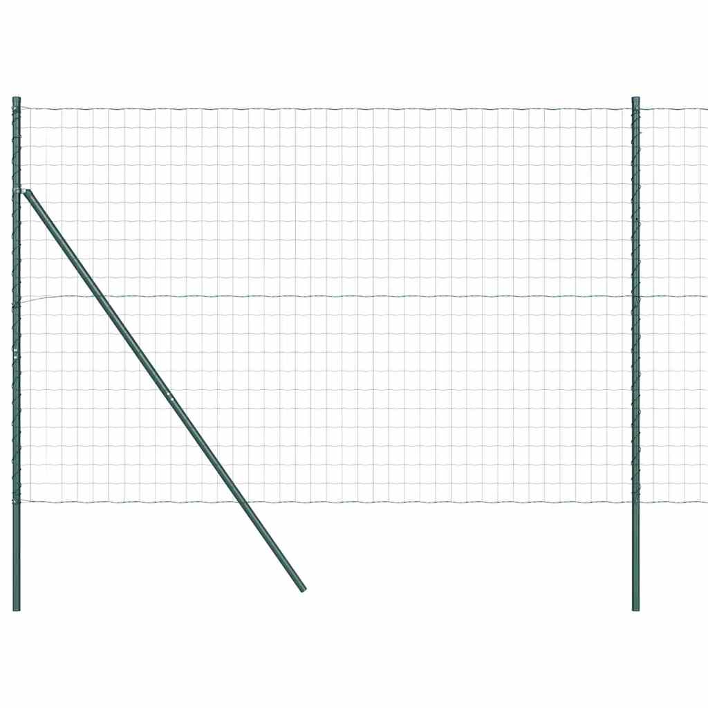 Hek met Paal Groen 1,6 x 10 m Staal en PVC is nu te koop bij PeponiXL, paradijselijk wonen!