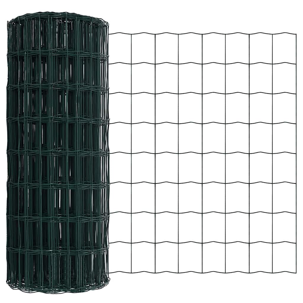 Hek met Paal Groen 0,6 x 25 m Staal en PVC is nu te koop bij PeponiXL, paradijselijk wonen!