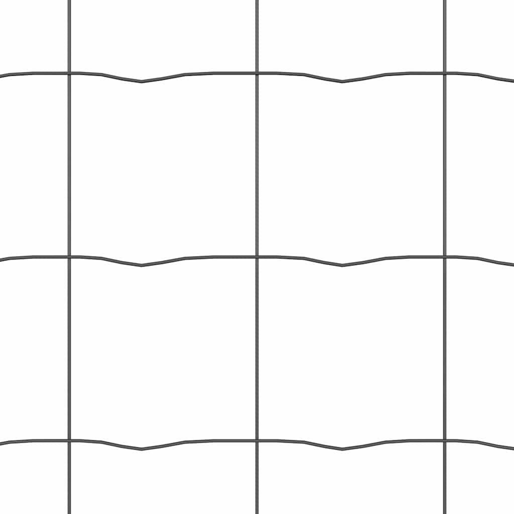 Hek met Paal Grijs 0,6 x 10 m Staal en PVC is nu te koop bij PeponiXL, paradijselijk wonen!