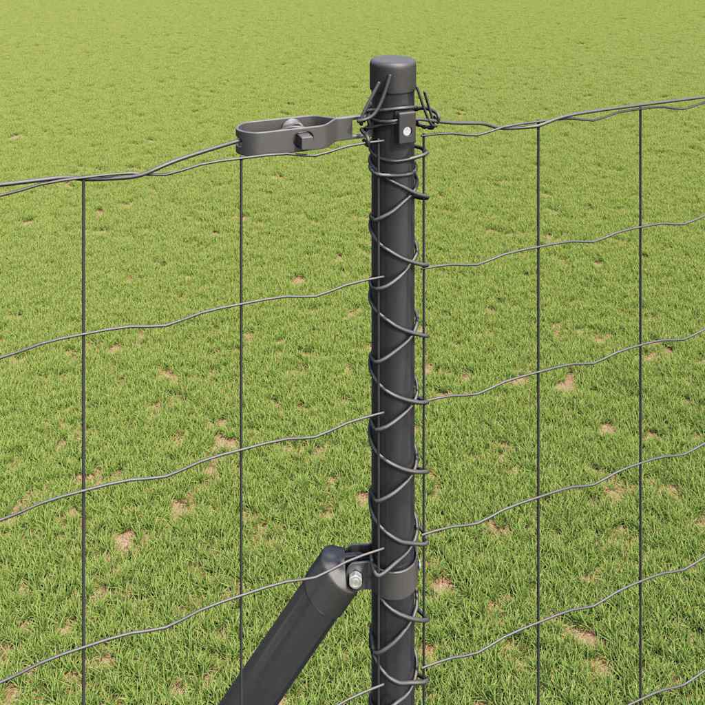 Hek met Paal Grijs 1,5 x 10 m Staal is nu te koop bij PeponiXL, paradijselijk wonen!