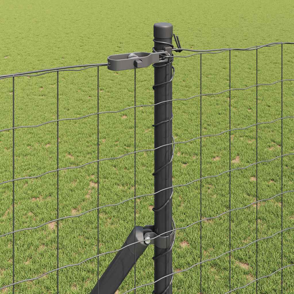 Hek met Paal Grijs 1,5 x 10 m Staal is nu te koop bij PeponiXL, paradijselijk wonen!