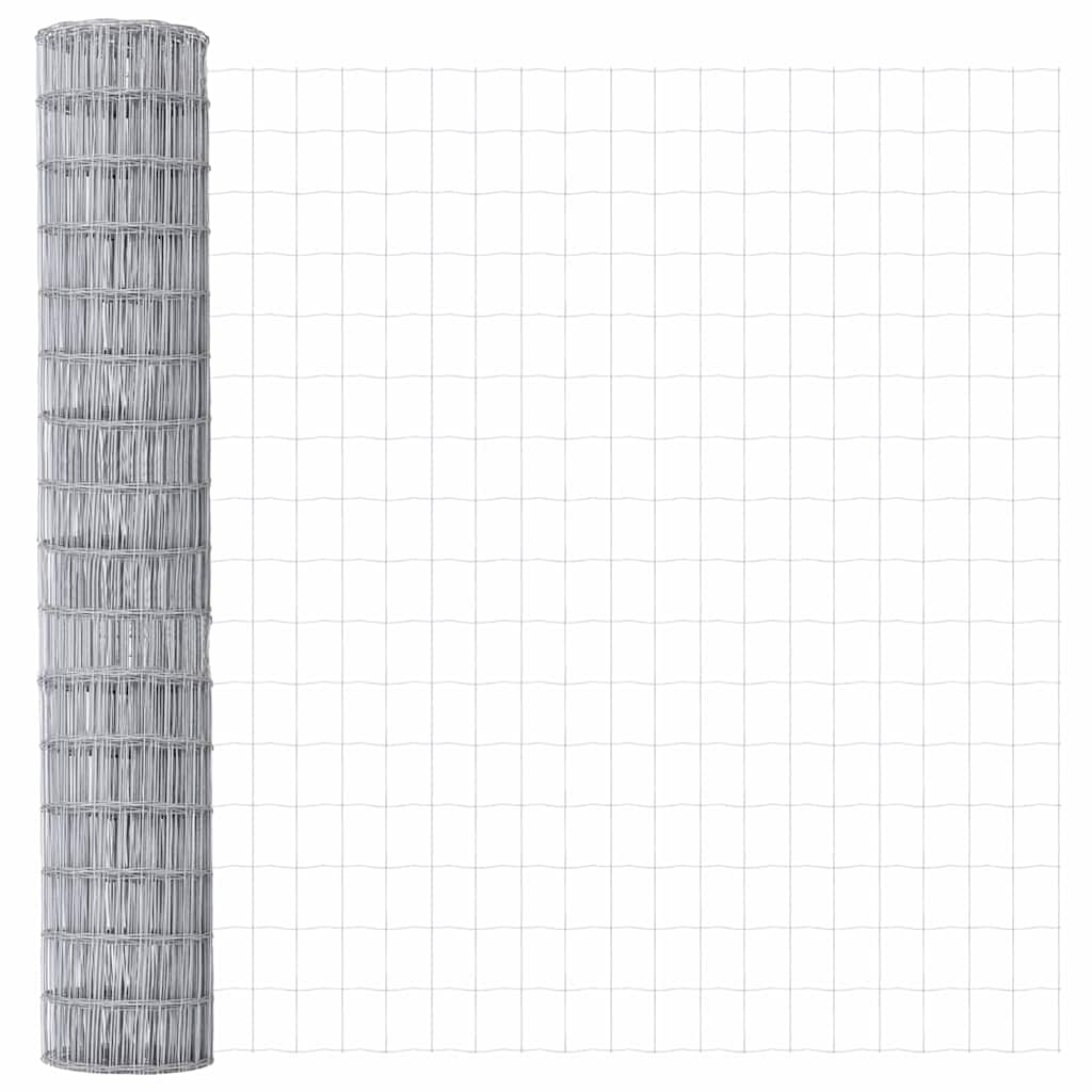 Hek met Paal Zilver 1,6 x 10 m Staal en PVC is nu te koop bij PeponiXL, paradijselijk wonen!