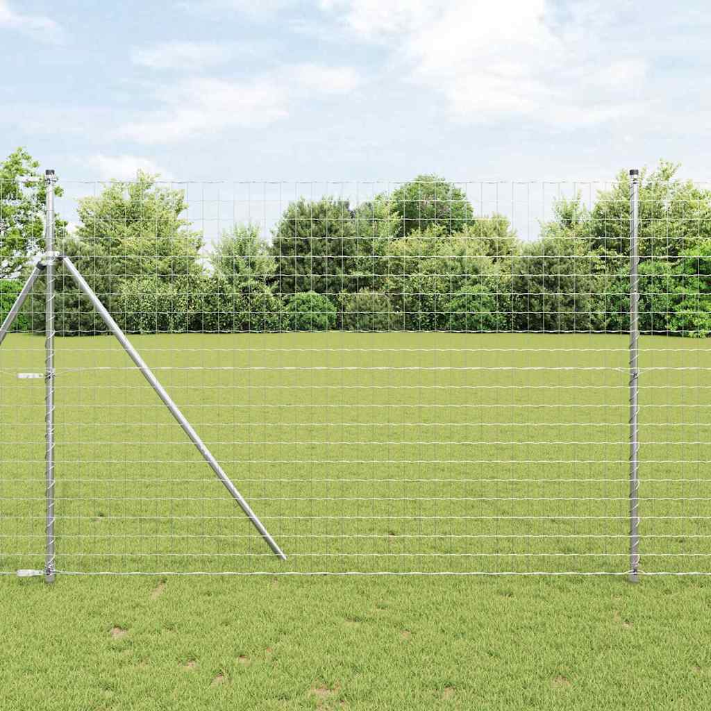 Hek met Paal Zilver 1,6 x 10 m Staal en PVC is nu te koop bij PeponiXL, paradijselijk wonen!