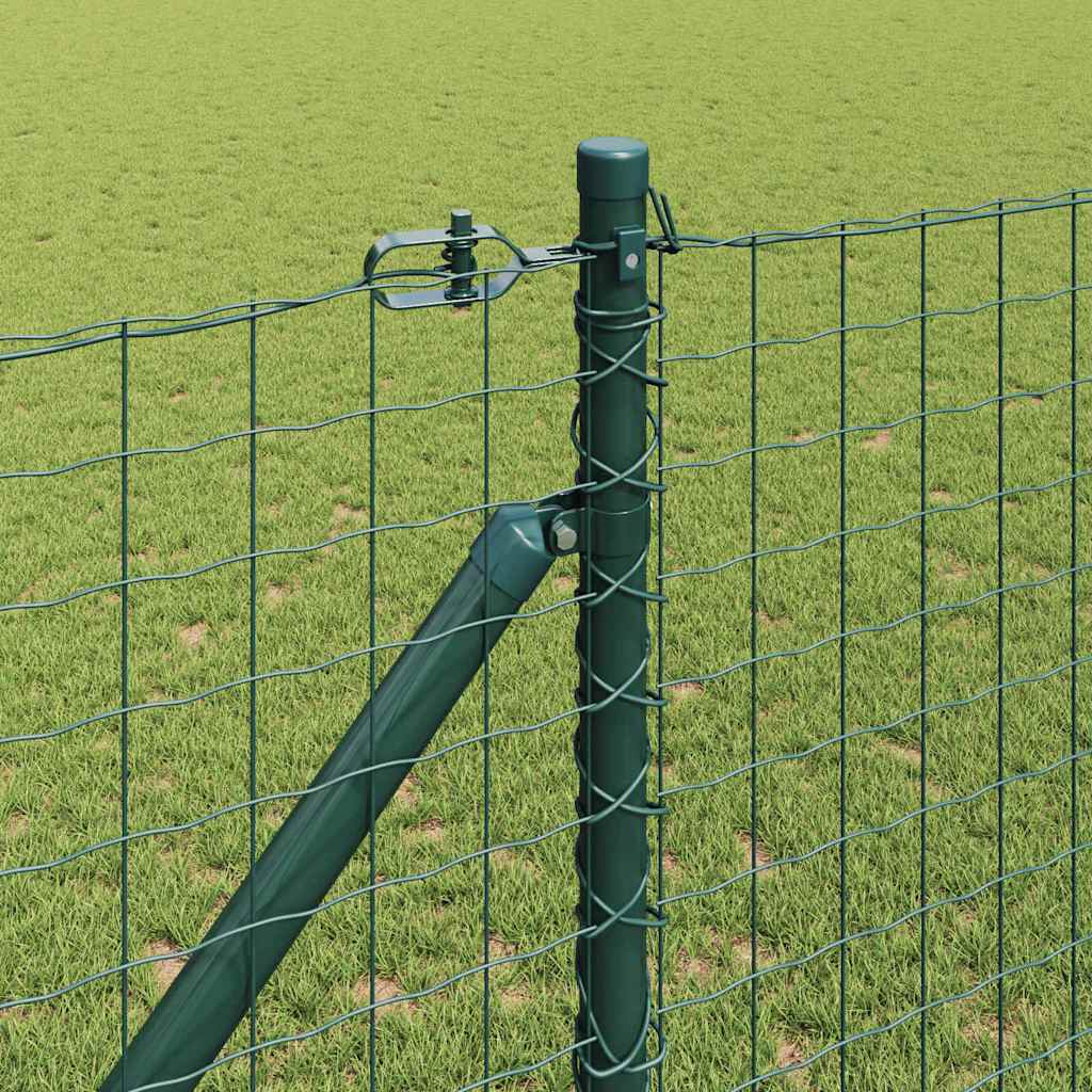 Hek met Paal Groen 1 x 10 m Staal en PVC is nu te koop bij PeponiXL, paradijselijk wonen!