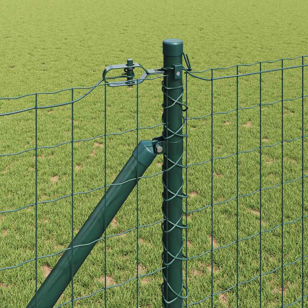 Hek met Paal Groen 1 x 10 m Staal en PVC is nu te koop bij PeponiXL, paradijselijk wonen!