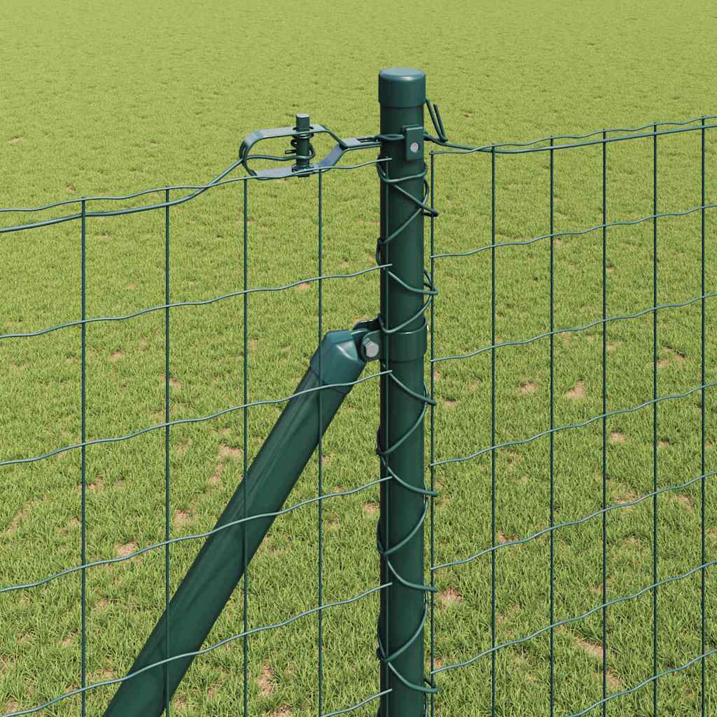 Hek met Paal Groen 1,5 x 10 m Staal en PVC is nu te koop bij PeponiXL, paradijselijk wonen!
