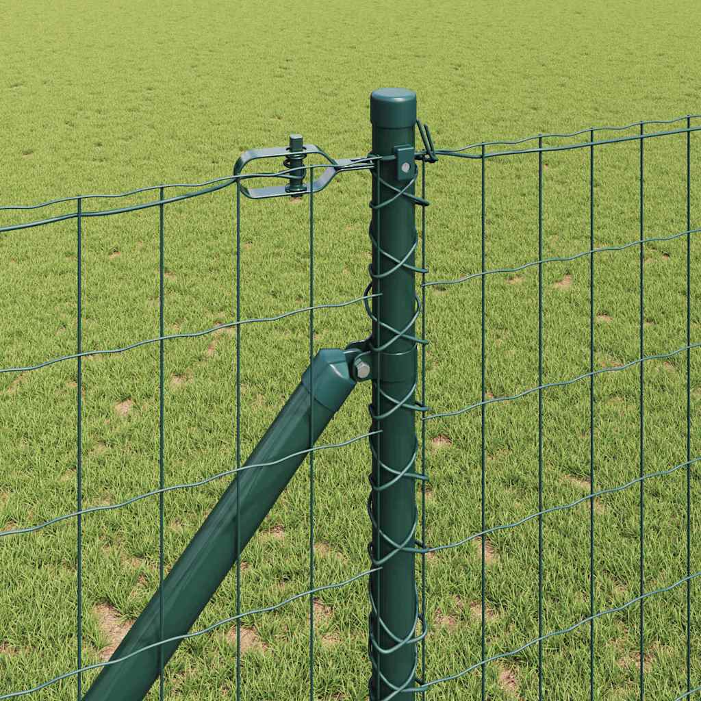 Hek met Paal Groen 1 x 10 m Staal en PVC is nu te koop bij PeponiXL, paradijselijk wonen!