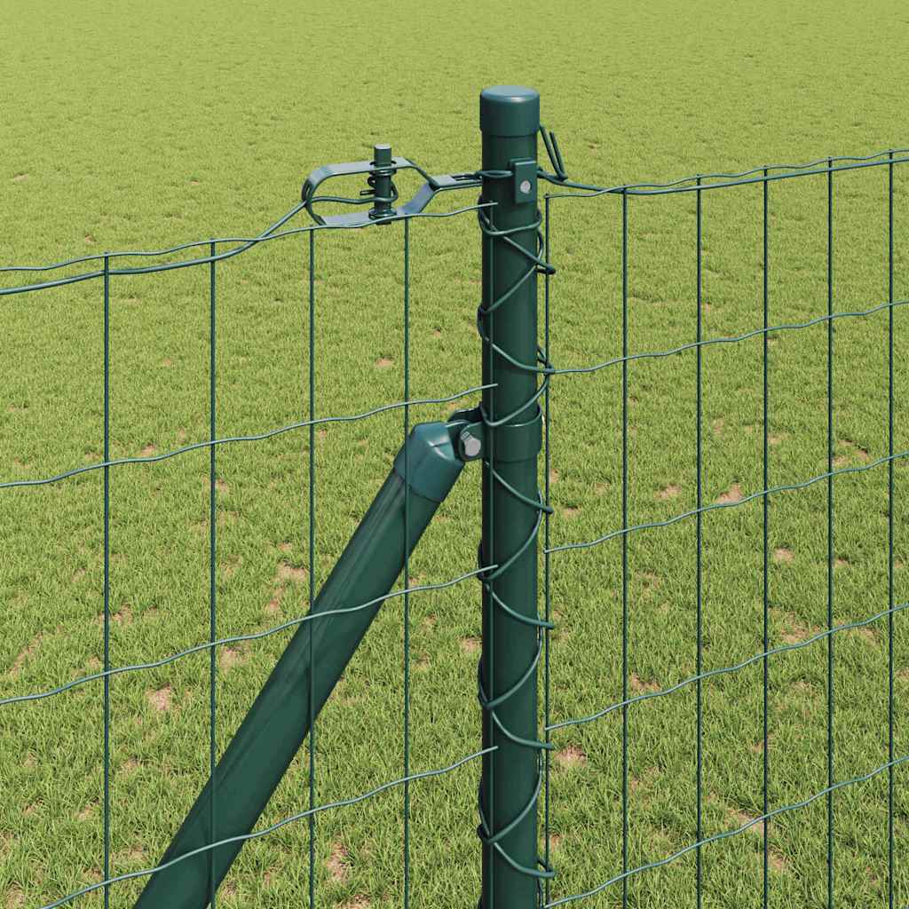 Hek met Paal Groen 1,5 x 10 m Staal en PVC is nu te koop bij PeponiXL, paradijselijk wonen!