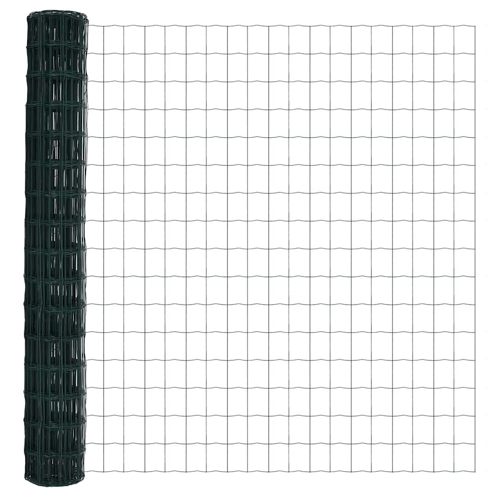 Hek met Paal Groen 1,6 x 10 m Staal en PVC is nu te koop bij PeponiXL, paradijselijk wonen!