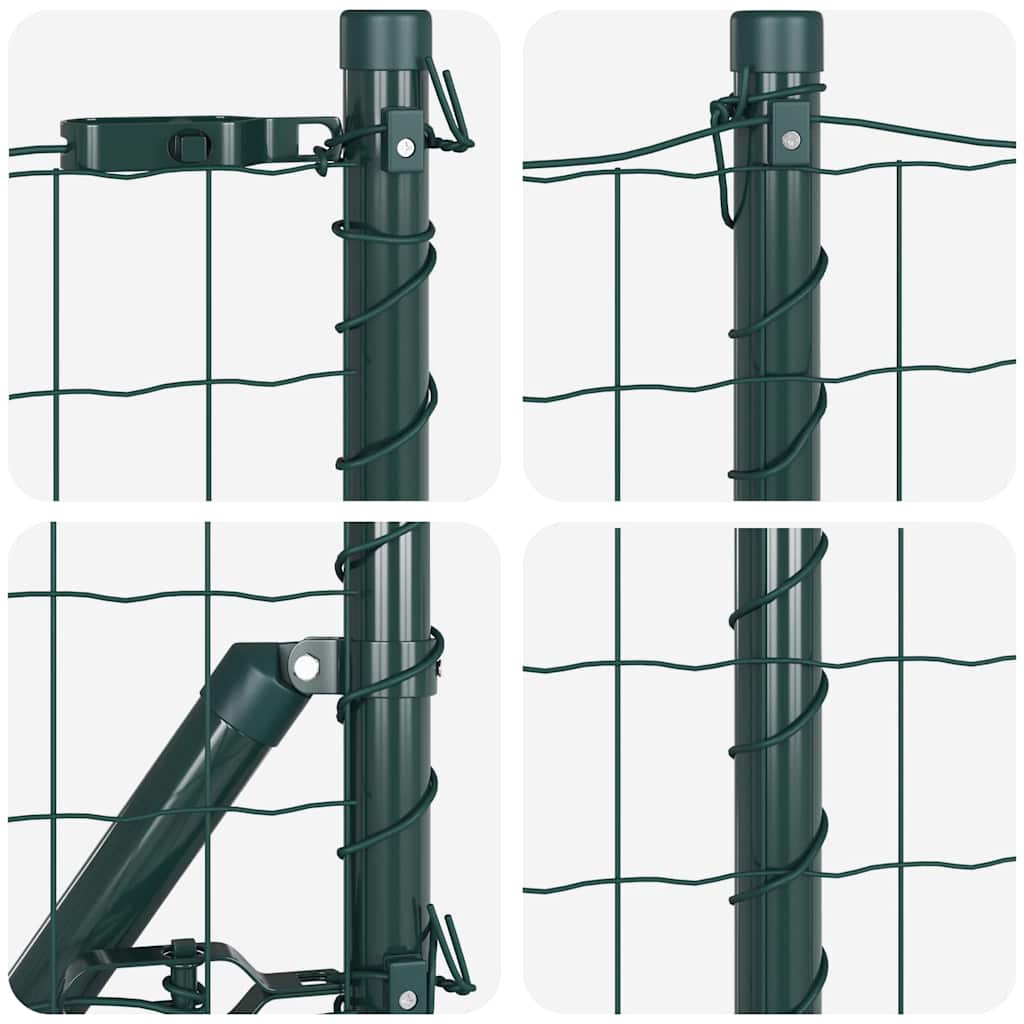 Hek met Paal Groen 0,6 x 25 m Staal en PVC is nu te koop bij PeponiXL, paradijselijk wonen!