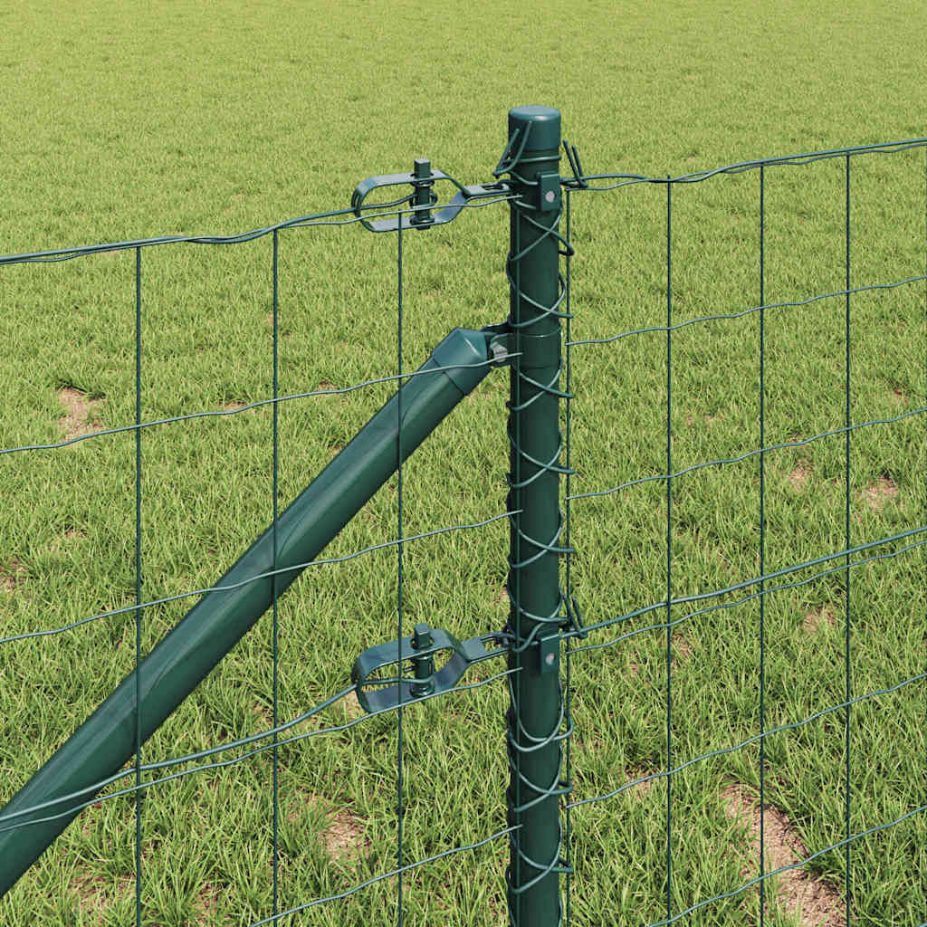 Hek met Paal Groen 0,8 x 25 m Staal en PVC is nu te koop bij PeponiXL, paradijselijk wonen!