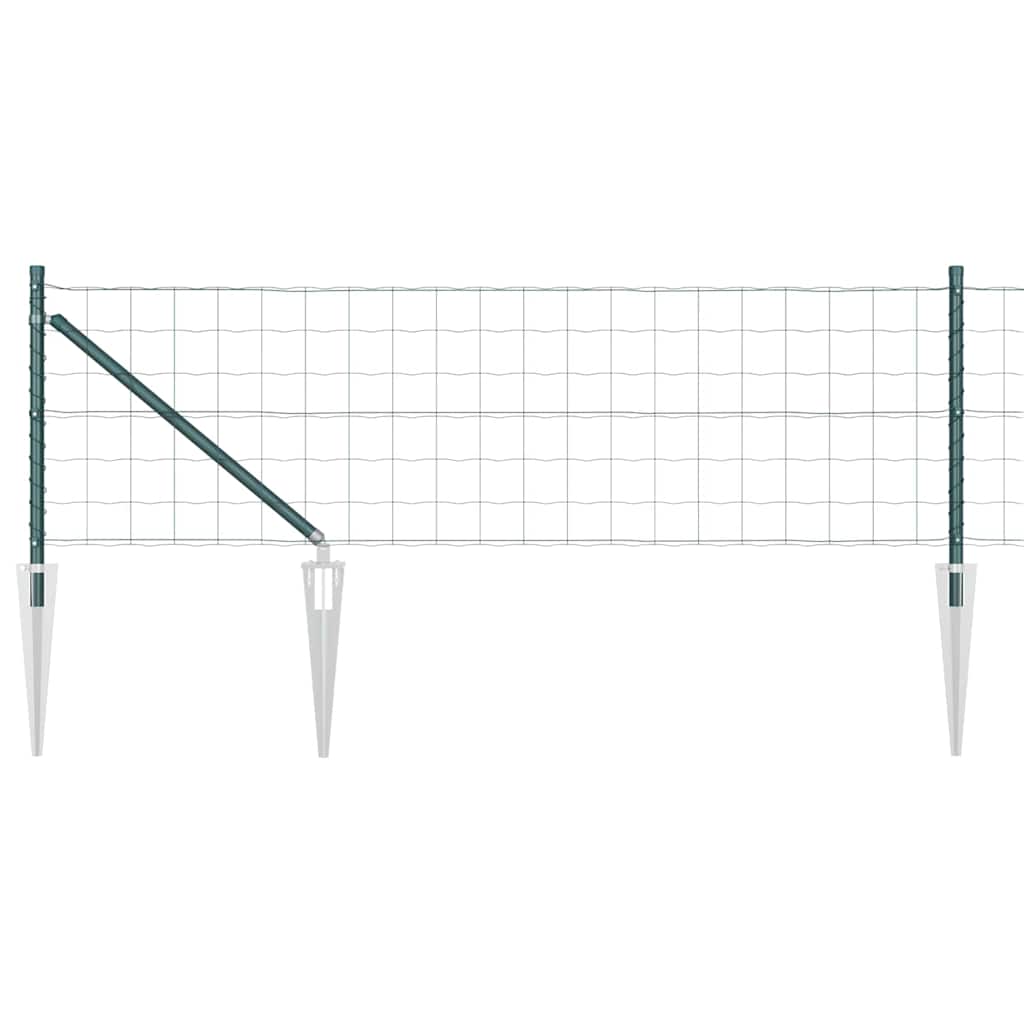Hek met Paal Groen 0,6 x 25 m Staal en PVC is nu te koop bij PeponiXL, paradijselijk wonen!