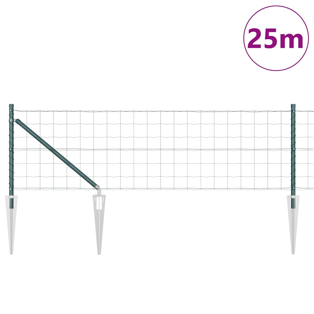 Hek met Paal Groen 0,8 x 25 m Staal is nu te koop bij PeponiXL, paradijselijk wonen!