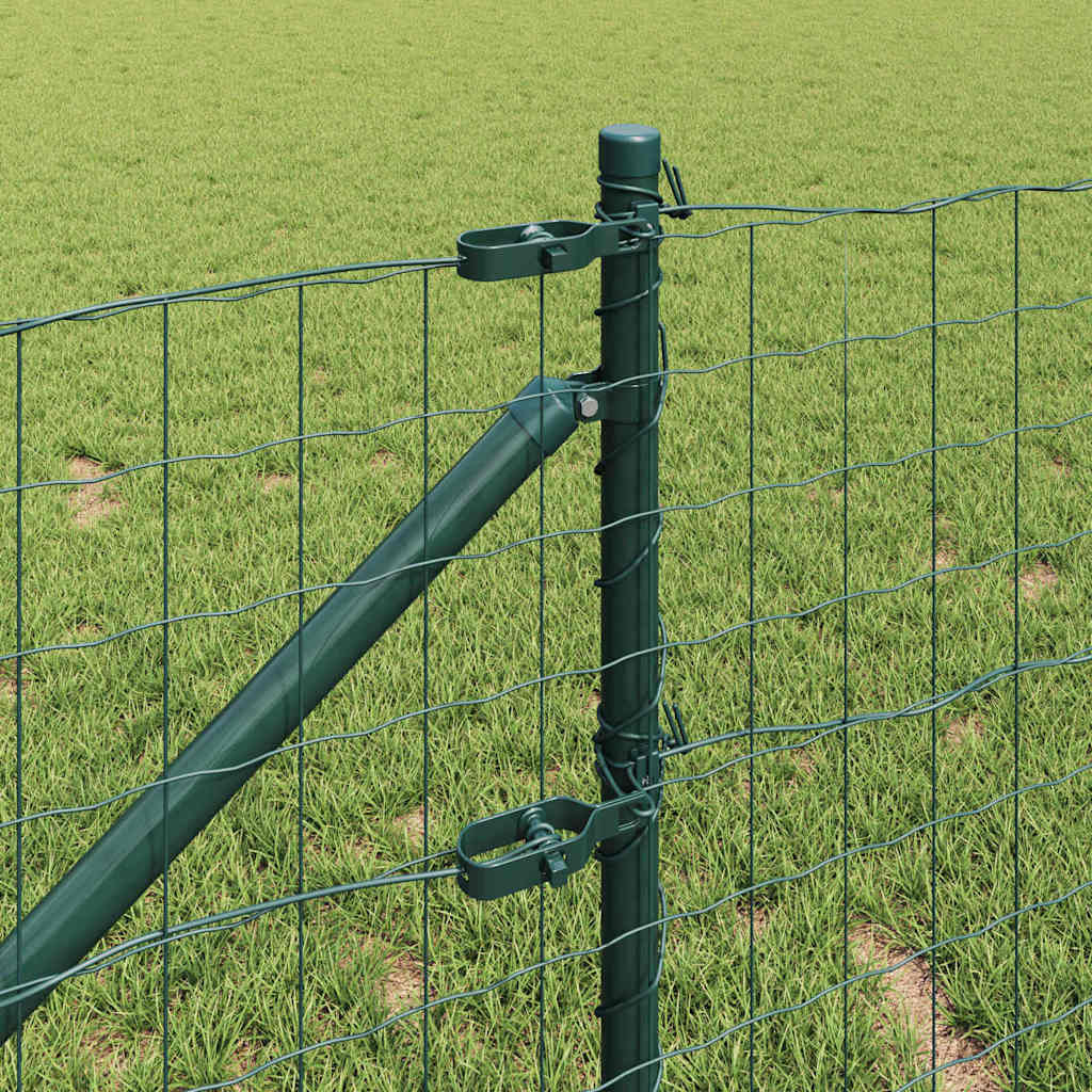 Hek met Paal Groen 0,4 x 10 m Staal en PVC is nu te koop bij PeponiXL, paradijselijk wonen!