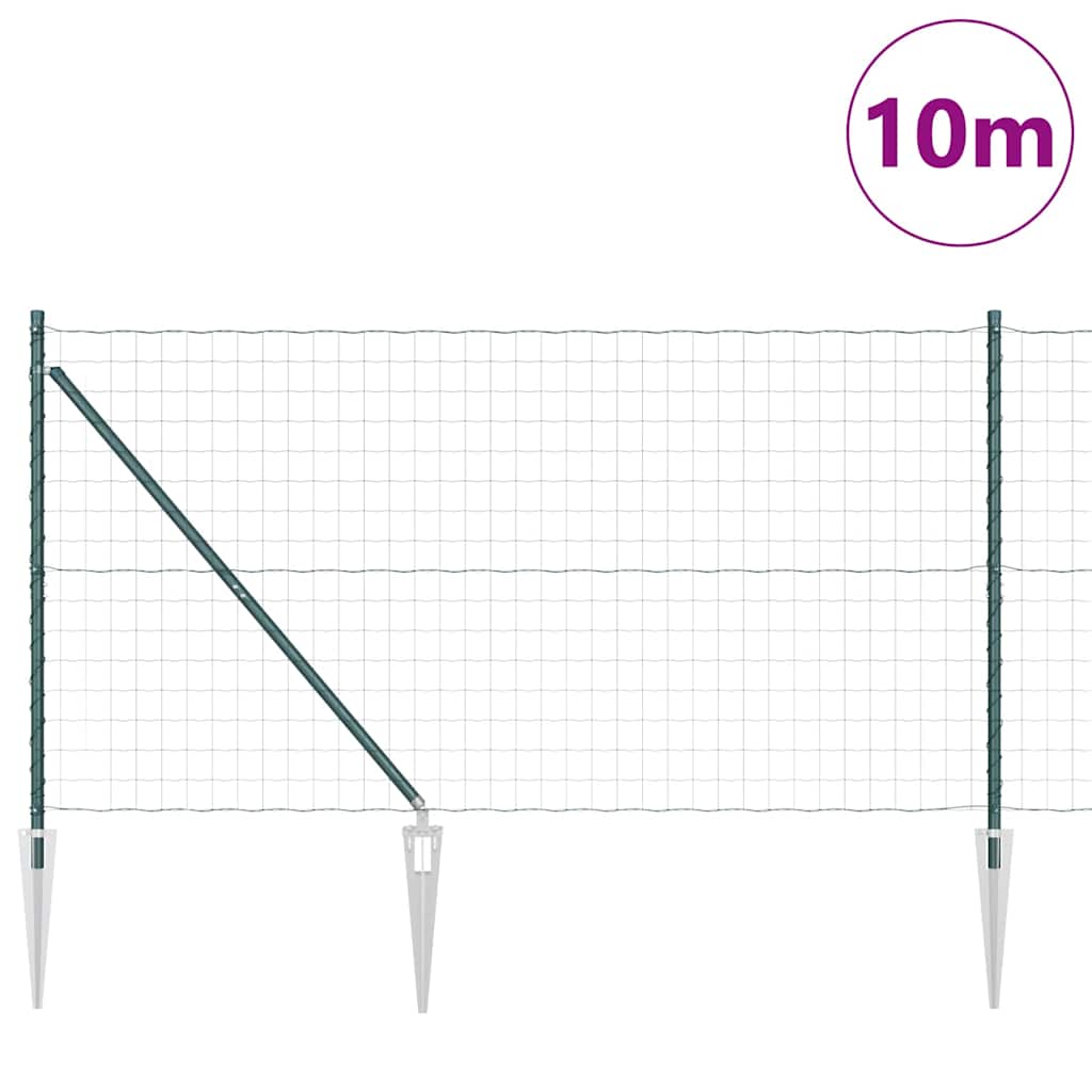 Hek met Paal Groen 1,2 x 10 m Staal is nu te koop bij PeponiXL, paradijselijk wonen!